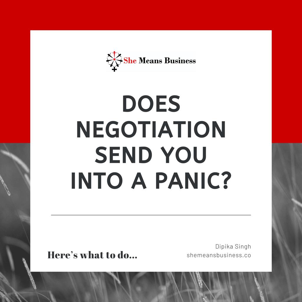 Negotiation makes you Nervous? Follow these Tips